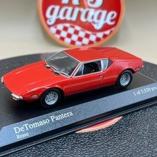 MINICHAMPS 1/43 De Tomaso Pantera 1972 Red Rosso 400127500 5,520 pcs.
