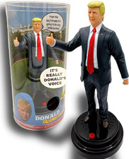 Talking Donald Trump Figure Speaks Multiple Lines in Real Voice