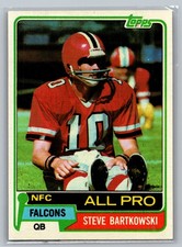 1981 Topps Steve Bartkowski #390 Atlanta Falcons