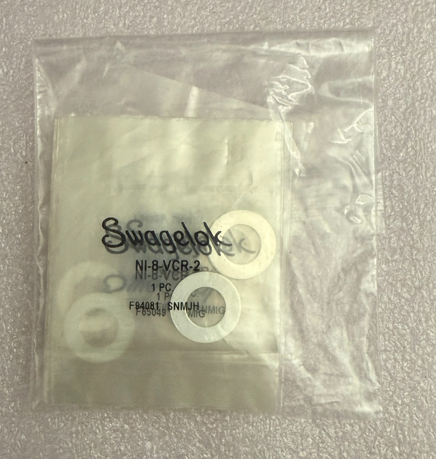 10ea Swagelok NI-8-VCR-2 Gasket