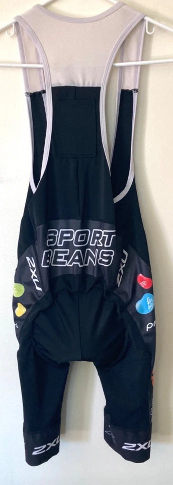 2XU Sport Beans Jelly Belly Padded Cycling Bib Shorts - X Compression - Image 2 of 4