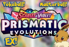 Pokemon TCG Prismatic Evolution - Choose Your Card! EX Pokeball Masterball NM/M