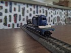 N Scale Flatcar with police car and command trailer — photo 3