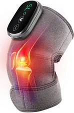Heated Knee Massager Shoulder Heating Pads Elbow Brace 3 in 1 with Vibration,...