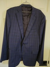 Brooks Brothers 1818 Regent Estrato by Trabaldo Togna Suit Jacket Blue 44L
