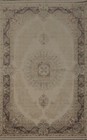 Richly Designed Turkish Area Rug 7x10 A Touch of Sophistication Ivory Carpet