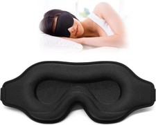 Sleep Eye Mask 3D for Side Sleeper Men Women, Zero Eye Pressure Relax Rest Mask