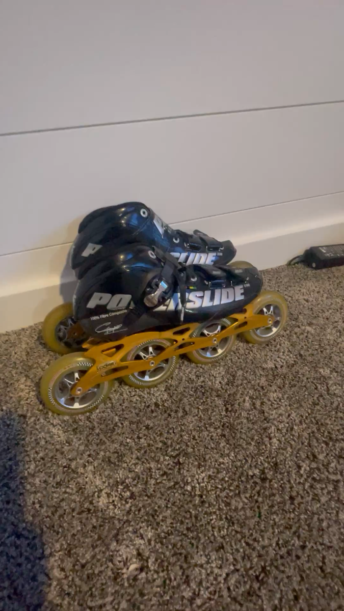 Powerslide C6 Core tripleX Fiber Fibre Racing Inline Skates  display picture 2