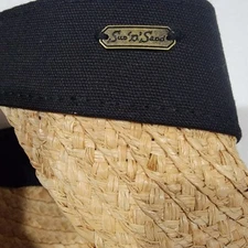 Sun N Sand Women’s Beach Hat 50 UPF Protection Straw Visor Pool Swim Outdoors