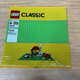 LEGO CLASSIC: Green Baseplate (10700) 1 New Sealed 1 Used 10x10 Inches