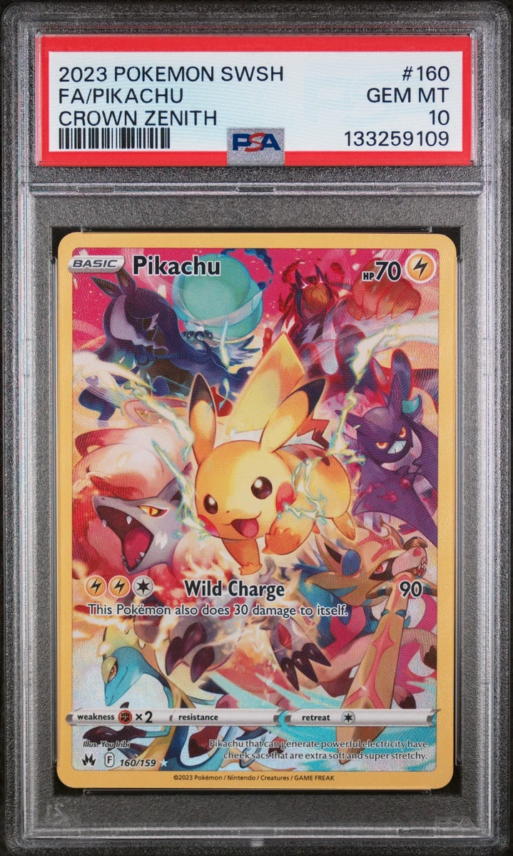 Secret Rare Pikachu Pokémon TCG Grade 10 Individual Collectible