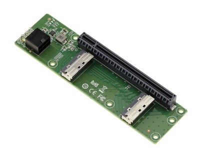2-Port MCIO 8i Karte Zu PCIe Gen 5.0 x8 Oder x16 Zum Verlegen Eines PCIe Ports