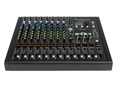 Mackie Onyx 12 12-Kanal Premium Analog-Mischpult mit USB-Mehrspuraufnahme - NEU
