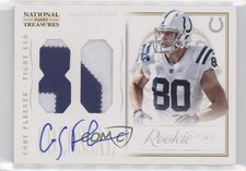 2012 Panini National Treasures Rookie Colossal 6/25 Coby Fleener #25 Auto 0s3