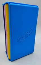 Vintage 1988 Emson Plastic Jewelry Keeper Storage Box Travel Organizer Trifold