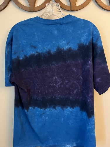 Camiseta De Colección Simpson Hombres Talla L Azul Tie Dye Homer Duff Cerveza Dibujos Animados Azul Líquido - Imagen 3 de 6