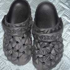 Crocs Unisex Geometric Classic Clogs Waterproof Lightweight Slip-On Sz Child 13