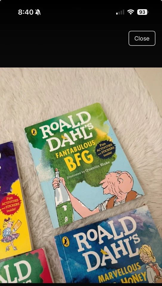 6 Mcdonald’s Happy Meal Paperback Mini Happy Readers Roald Dahl Puffin books - Image 4 of 4