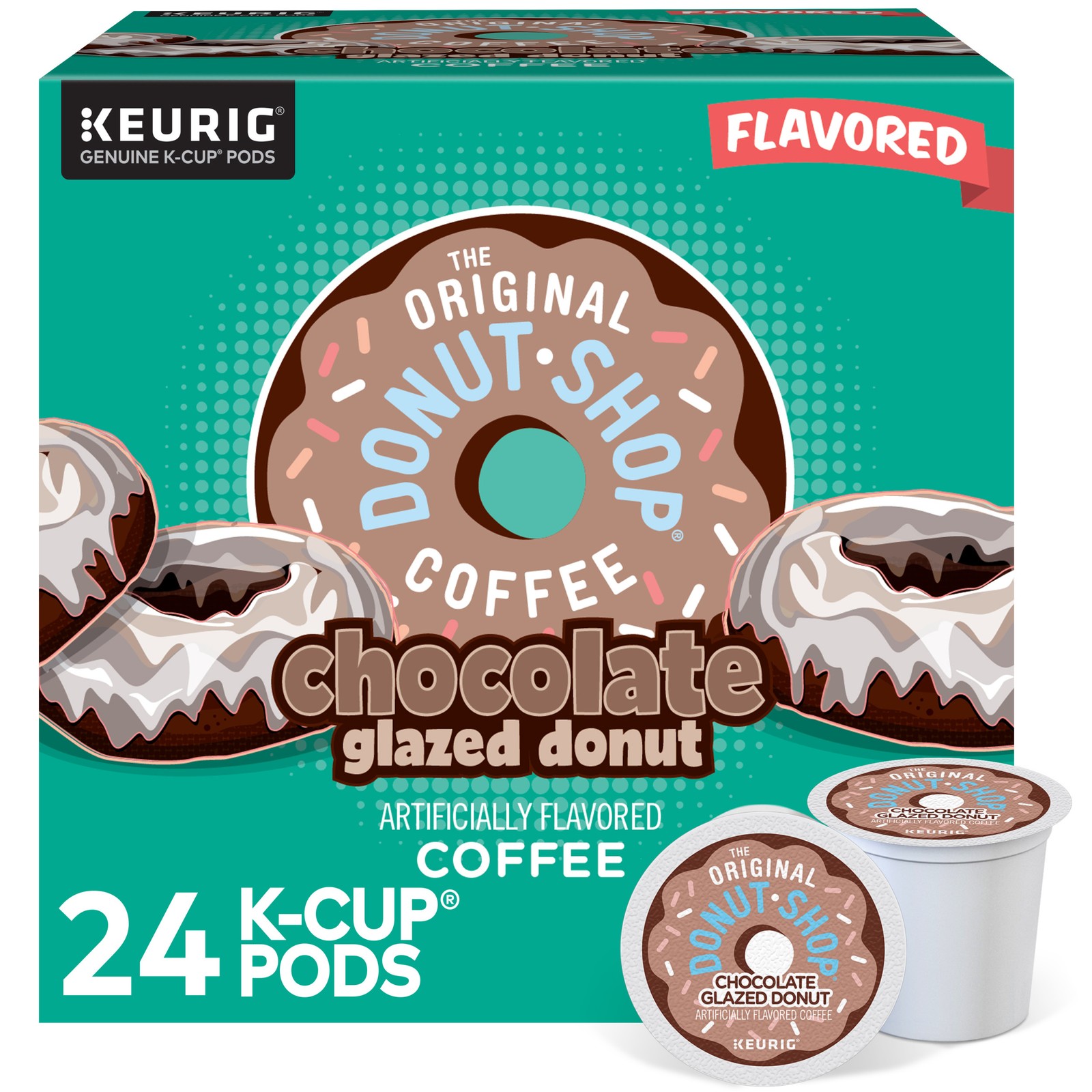 The Original Donut Shop Coffee Chocolate Glazed Donut K-Cups