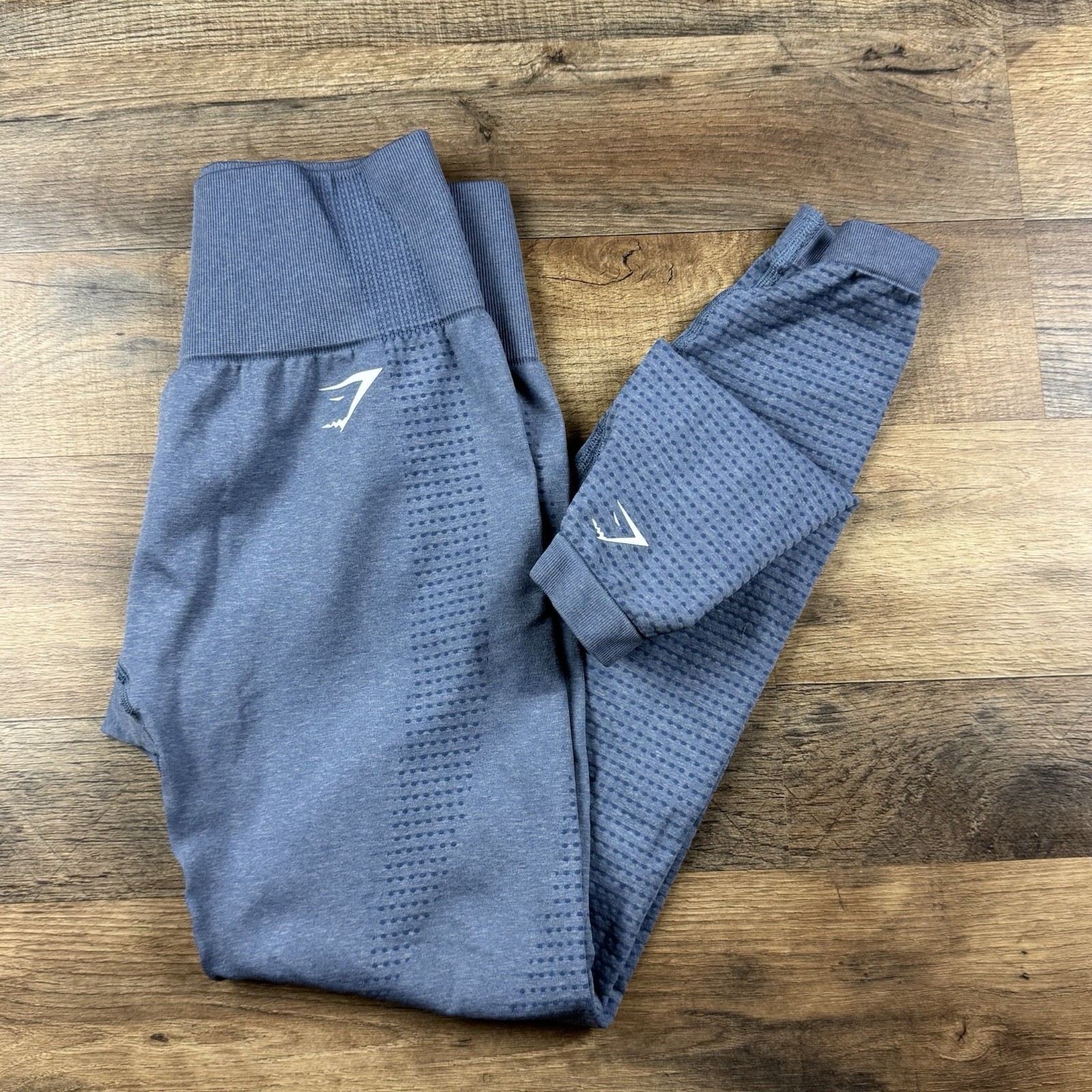 Gymshark Women's Vital Seamless Leggings Evening Blue Marl Medium