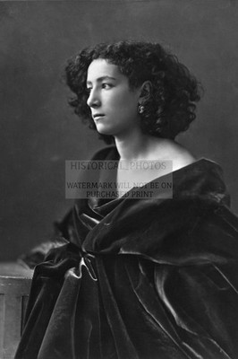 SARAH BERNHARDT SEXY GORGEOUS FRENCH ACTRESS 4X6 POSTCARD PHOTO
