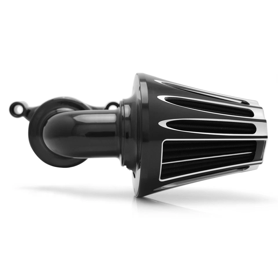 For Harley Twin Softail Dyna Fat Boy Bob Touring Cone Air Cleaner Intake Filters - Image 3 of 4