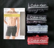 CALVIN KLEIN MICROFIBER 4-PACK MENS BOXER BRIEFS UNDERWEAR NP27930-NWT