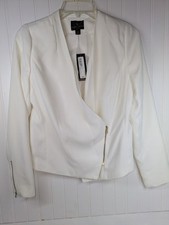 Worthington White Blazer Jacket Size 4
