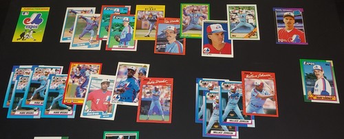 Montreal Expos Baseball Cards Stars & Duds Mostly Late 80' Early 90's LOT - Imagen 2 de 24