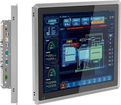 15 inch Fanless Industrial Panel PC, All in One Industrial Embedded Panel PC