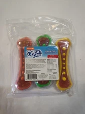 Chew 'n Clean Dental Duo Dog Treat & Chew Toy, Bacon Flavored 3 Pack