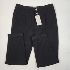Folk Byke Pleat Mens Cuffed Smart Joggers - Black - Size L - BNWT