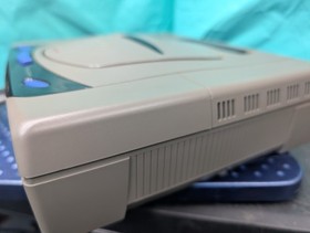 Sega Saturn Console Gray (HST-3200) Japan &ndash; TESTED &ndash; Bundle with Controller & AV