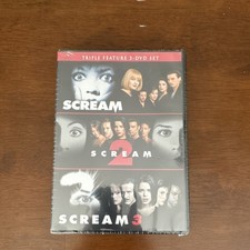 Scream Triple Feature 3-DVD Set Horror Slasher Scream 2 Scream 3 Tall/DVD Case
