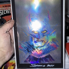 Batman Foil Art Print 8x10 by Johnny D Desjardins NM