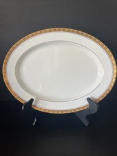 Noritake Crestwood Gold 13 1/2 Oval Serving P...