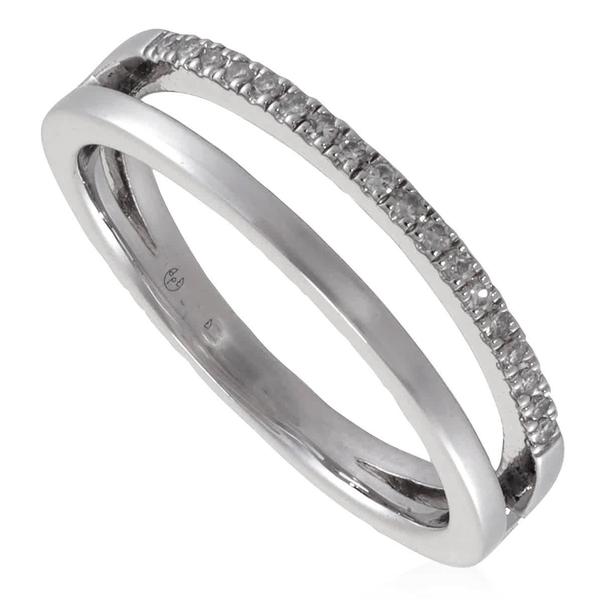 Серебряное кольцо Diamanti Per Tutti Duo, украшенное бриллиантом