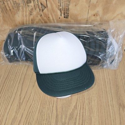 Vintage Green White Blank Snapback Mesh Foam Trucker Hat Cap Headmost  Brand 