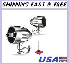 Bluetooth Motorcycle Speakers - Waterproof, 200W RZR Speakers for ATV/UTV