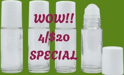 4 FOR $20 4 ROLL ON PERFUME BODY OILS MIX & MATCH YOU MUST ADD 4 TO CART 4 DEAL