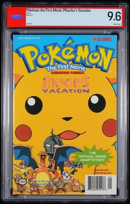 Pokemon The First Movie Animation Pikachu's Vacation Viz PSA GRADED COMIC 9.6
