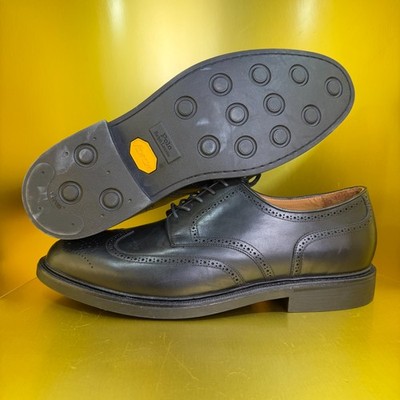 polo ralph lauren asher wingtip Oxfords Mens Shoes Casual Black 17953 Sz 15