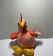 TY Beanie Baby Doodle the Rooster Stuffed Animal Plush New