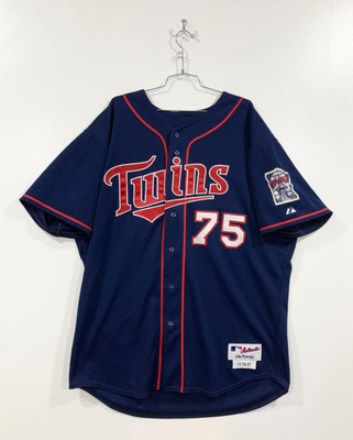 Nate Dammann Game Worn Used Minnesota Twins Baseball Jersey 29607