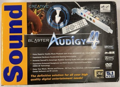  New In Sealed Box! Creative Labs Sound Blaster Audigy 4 PCI 24bit SB0610