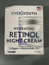 Hydrating Retinol Night Cream Face Moisturizer Collagen Niacinamide anti Wrinkle