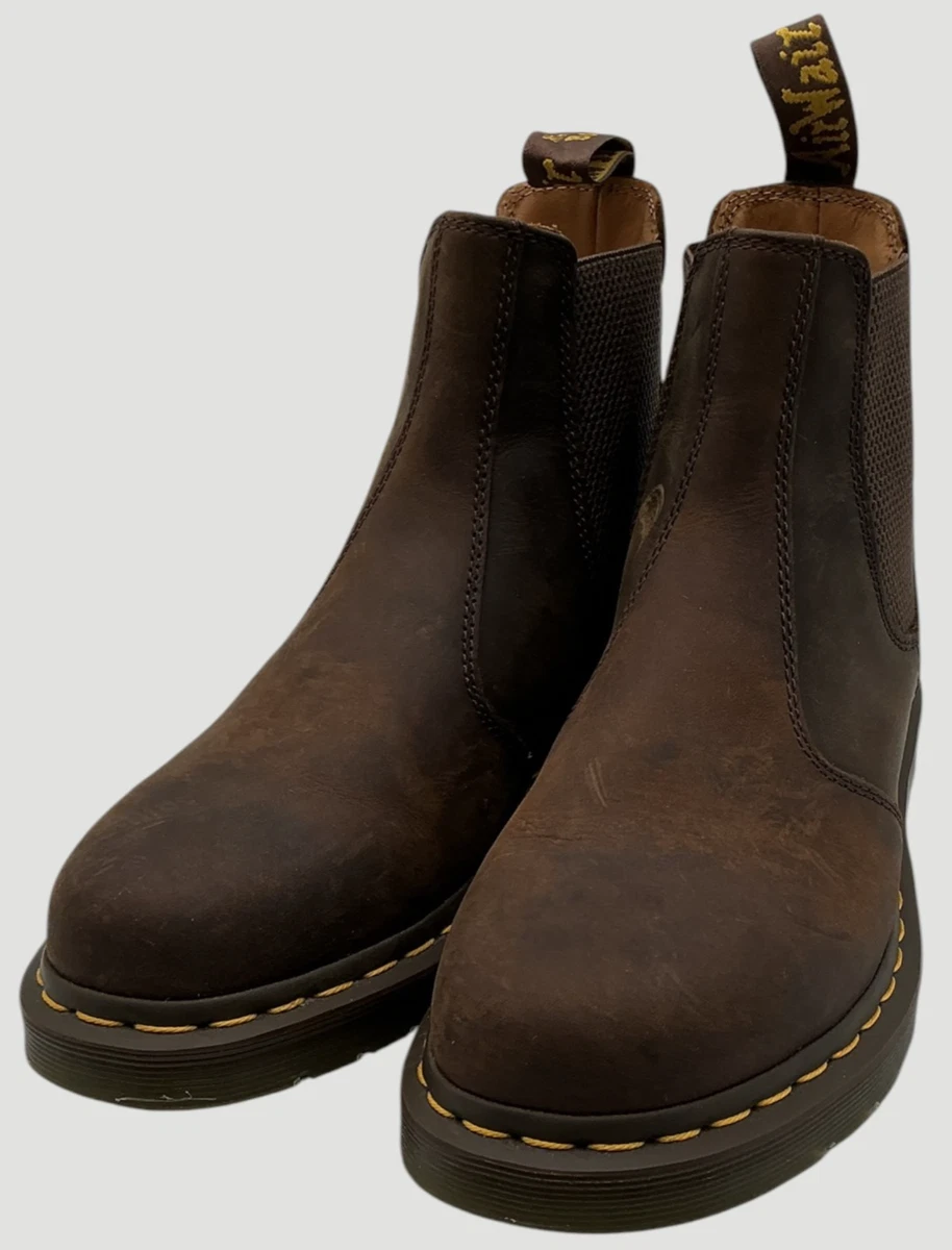 Dr. Martens Lyme Brown Leather Chelsea Boots Men\'s 7 M Women\'s 8 Dr. Martens Chelsea Brown Boots for Men for Sale - Shop New  main image 4
