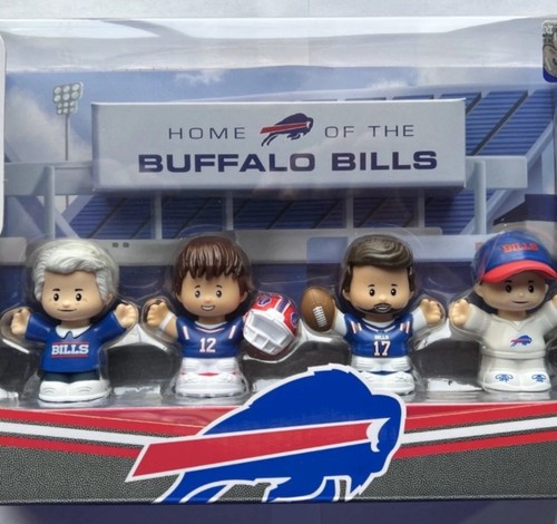 2025 Fisher-Price Little People Buffalo Bills Kelly/Allen/Levy/McDermott NEW - Picture 3 of 7