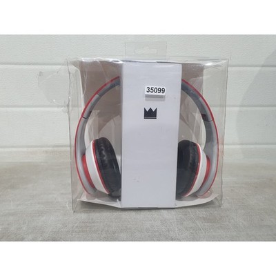 Zogi Flex Kopfhörer Rot & Weiß Kabellos Deep Bass Komfort Faltbar Over-Ear