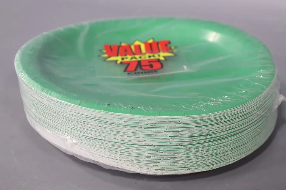 Touch of Color Lunch Plate, 7", Emerald Green, 75 Ct - Image 2 of 3